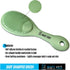 3 Piece Baby Hair Brush & Comb Set for Newborns- Soft Goat Bristle Hair-Brush, Silicone Bath Brush and Plastic Comb for Infant, Toddler, Kids - Ba...