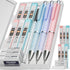 Nicpro 3PCS Pastel Mechanical Pencil Set, 0.5 Mechanical Pencils with 6 Tube HB Lead 0.5mm, 3 Eraser and 9 Eraser Refill & Case, Aesthetic School ...