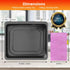 Air Fryer Cooking Tray for Instant Vortex Plus10 Qt, Food Grade Nonstick Replacement Rack Parts Grill Pan Crisper Plate for Chefman Innsky CROWNFU...
