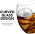 Final Touch On The Rock Glass with Ice Ball Mold - Elevate Your Whiskey, Scotch & Bourbon Experience | Enhanced Aromas, Long-lasting Ice, Generous...