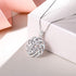 EVER FAITH 925 Sterling Silver Infinity Love Celtic Knot Pendant Necklace Birthday/Mothers Day/Valentines/Christmas Jewelry Gift for Friend Sister...