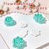 TAINSKY Flower Shape Polymer Clay Cutters set, 12 Shapes Clay Earrings Cutters for Polymer Clay Jewelry, Plastic Clay Earring Cutters for Polymer ...