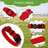 5 Pack Goat Collar with Bell, Adjustable Nylon Collar Set, Anti-Lost Loud Grazing Copper Bells for Small Farm Animal Cow Sheep Accessories...