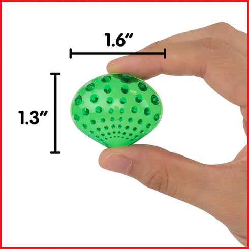 edxeducation-13841 Tactile Shells - Set of 72 - Translucent - 6 Textures and Colors - Ages 18m+ - Explore STEM concepts via Light Panels and Senso...