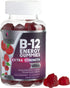 Vitamin B12 Energy Gummies - Extra Strength 4500 mcg Energy Chews for Metabolism & Nervous System Health Support, B-12 Gummy Chewable Supplement f...
