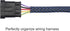 25ft - 1 inch PET Expandable Braided Sleeving – BlackBlue – Alex Tech Braided Cable Sleeve...