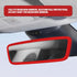 Car Rear View Mirror Silicone Protector Cover, Compatible with Model 3/Y, Auto Interior Mirror Decoration Frame, Car Accessories (Red)...