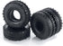 MOHERO 4PCS 1.0" Mud Grappler Rubber Tyre 1.0 Wheel Tires 62 * 22MM for Axial SCX24 90081 AXI00001 002 004 005 006 RC Crawler Car (A Style)...