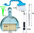 Broom and Dustpan Tweezers Tongs Cleaning Brushes Groove Gap Clean Tool Set 4 Pcs Kitchen Cleaning Brushes Mini Kit Multipurpose Small Set for Hom...