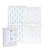 Changing Pad Cover - Cradle Sheets Fits Baby Mattress Sheet 36" X 18 - Unisex Grey Sage Diamond - 2 Pack Set...