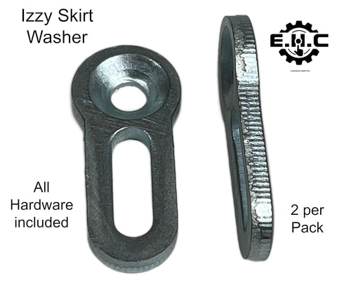 Izzy Skirt Washer/Adjustable Washer/Table Connector/Drawer Front Connector/All Hardware Include Pack of 2 by E.H.C....
