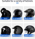 Bluetooth Helmet Headset, Ultra-Thin Motorcycle Helmet Speakers, Automatically Answer Incoming Calls, Volume Control, Dial Control, High Sound Qua...
