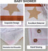 Sprinkled with Love Backdrop Banner - Baby Shower Party Decorations for Boy Girl - 6x4ft...
