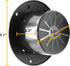 RV 5-inch Round Electric Cable Hatch for 30 and 50 Amp Cords (Black)...