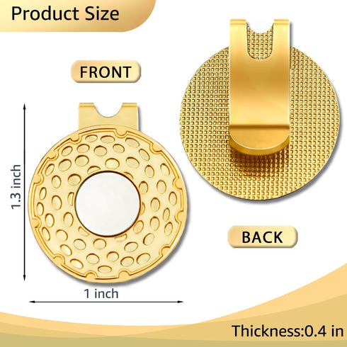 Swing Swear Look for Ball Repeat Golf Ball Marker with Magnetic Hat Clip,Funny Golf Gift for Men Woman...
