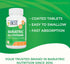 Bariatric Multivitamin with Iron for Post-Gastric Bypass & Sleeve Surgery, Energy Supplements, 90 Tablets, 24 Essential Nutrients, Formulated by B...