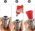 5pcs Pressure Washer Nozzle Guard, Pressure Washer Spray Gun Nozzle Tips Set Pressure Washing Nozzle Holder High Power Washer Nozzle Rubber Tip wi...