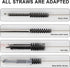 Straw Cleaner Brushes Sets, 12 Pieces 8.2 Inch Botthle Cleaning Brush and Nylon Tube Brush Brush Kit for Sippy Cup, Tumbler, Water Bottle, Drinkin...