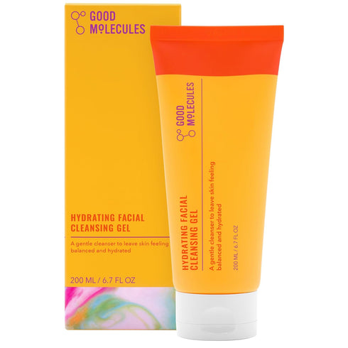 Good Molecules Hydrating Facial Cleansing Gel - Face Wash with Rosewater and Pineapple - Skincare for Face, Brighten, Cleanse and Moisturize...