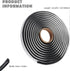 13FT Rubber Butyl Tape,Upgrade Thickness Butyl Sealant Tape for Closing Headlight Gap,Universal Strong Adhesive Window Seal Strip Fits Car Windshi...