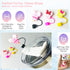 9 pcs Silicone Straw Covers Cap for Stanley 20 30&40 Oz Cup,10mm Diameter Different Cute Mouse Ears Straw Toppers for Stanley 40Oz Tumbler, Dust-P...