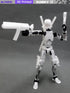(Assembly Completed) 5.5 Inch T13 Action Figure with Lots of Weapons,3D Printed Multi-Jointed Movable Transparent Dummy 13 Toy...