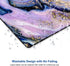 Mouse Pad, Purple Navy Gold Marble Mouse Pad, Premium-Textured Marbling Mouse Mat Square Waterproof Non-Slip Rubber Base Computer Mousepads for Of...