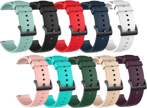 intended for HOK/Erkwei Smartwatch I22 Watch Bands Quick Release Strap Soft Silicone Sport Band Compatible with Erkwei 1.7'' I22 Smart Watch/I22 S...