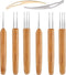 AUGSUN 8 Pcs Dreadlock Crochet Hook Tool, Braid Hair Dreadlocks Needle Weaving Crochet...