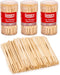 Gmark Bamboo Mini Forks 3.5 Inch 330pc - Bamboo Fruit Picks & Cocktail Forks for Appetizer, Dessert...