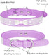 Bling Dog Collar for Small Medium Large Dogs, Crown Rhinestone Dog Collars for Girl and boy Dog, Diamond Puppy Collars, Adjustable Leather Suede S...