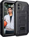 Mitywah Waterproof Case for iPhone 11, Heavy Duty Durable Metal Full Body Protective Case Built-in Screen Protection Waterproof Shockproof Dustpro...