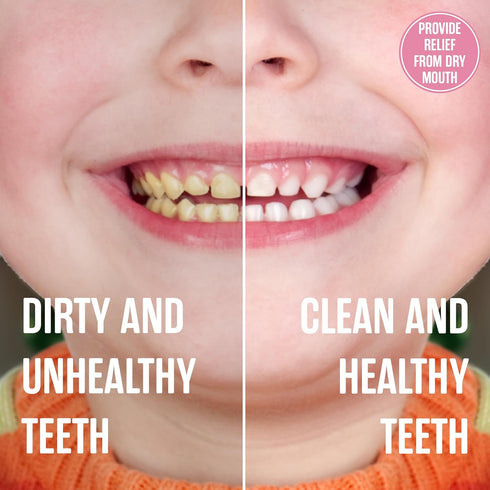 Sprinjene Kids Toothpaste Bubblegum Toothpaste Kids Fluoride Toothpaste SLS Free Cavity Protection Toothpaste with Patented Natural Formula 1 Pack...