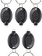Uniclife 5 Pack LED Keychain Flashlight Mini LED Keychain Light 12 Lumen Portable Ultra Bright Battery Powered Key Ring Torch for Outdoor Camping ...
