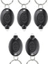 Uniclife 5 Pack LED Keychain Flashlight Mini LED Keychain Light 12 Lumen Portable Ultra Bright Battery Powered Key Ring Torch for Outdoor Camping ...