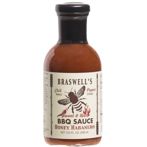Braswell Sauce Barbeque Honey Habanero, 13.5 oz...