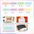 Cash Stuffing Placeholder for Envelopes Cash Envelope Place Holder 60 Pcs Money Holder Cash Binder Pocket Cash Budget Cash Placeholders for 100 En...