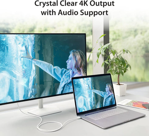 j5create USB-C to DisplayPort Cable - 4K@144Hz, 3.9ft, Type C to DP Cable, Compatible with iPhone 15 Pro/Max, MacBook Pro/Air, iPad Pro, XPS, Thun...