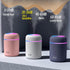 Portable Mini Humidifier, Colorful, Cool Mist, USB Powered. Perfect for Bedroom, Office & Car (300ml, Gray)...