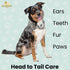 Dog Teeth Cleaning Wipes Ear Nose Paws Fur Cleaner Pure Coconut Oil...