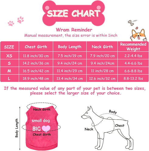 6 Pieces Dog Shirt Puppy Sweatshirt Pet Sleeveless Vest Girl Dog Clothes Doggy Female Apparel for Small to Medium Dogs Puppy Cat (Cute Patterns, S...