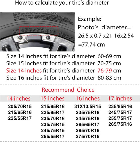 Orange Butterfly Flowers Spare Tire Cover 17 inch Waterproof Dust-Proof Universal Spare Wheel Tires Covers Fit for Jeep,Trailers, RV, SUV,Many Veh...