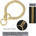 Gold Chain Dog Collar Link Dog Chain Metal Dog Chain Collars Dog Link Collar for Small Medium Large Dogs (14 Inch)...