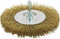 2160403 4" Brass Fine Wire Wheel Wire Brush - Recyclable,...