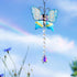 Set 2 Metal Butterfly Suncatchers for Windows - 14" Outdoor Fence Wall Art Decor, Rainbow Prisms Sun Catchers with Crystals Hanging for Home Garde...