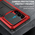Samsung Galaxy S23 Ultra 5G Case,Outdoor Aluminum Metal Gorilla Glass Shockproof Military Heavy Duty Sturdy Protector Cover Hard Case (Red)...