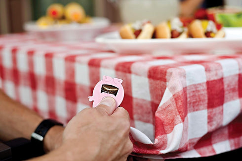 Outset 76220 Tablecloth Weights with Bottle Opener, Barnyard Animals, Set of 4, 2 x 3.75 x 0.25 inches...