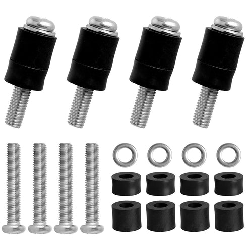 Belleone Wall Mounting Screws Bolts Fit for Samsung TV - M8 x 45mm with 25mm Long Spacers, Solid Screw Bolts Hardware, TV Mounting Bolts Compatibl...