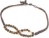 Infinityee888 Tiger Eye Anklet Bracelet bead woven Brown Wax 8 Infinity Endless Love Symbol Adjustable Ankle Bracelets for Men, Women, teen girl H...