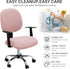 MIFXIN Computer Office Chair Cover Stretch Elastic Slipcover 2 Piece Stretchable Knitted Universal Computer Chair Seat Cover Furniture Protector f...